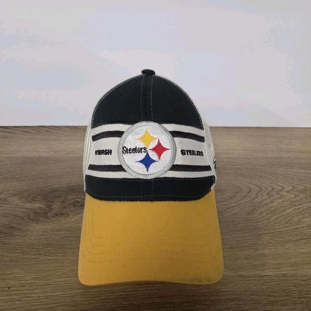 Vintage Rebock Pittsburgh Steelers Snapback Hat NFL